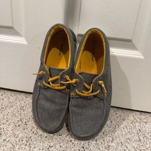 Cat & Jack Gray and Yellow Kids Shoes